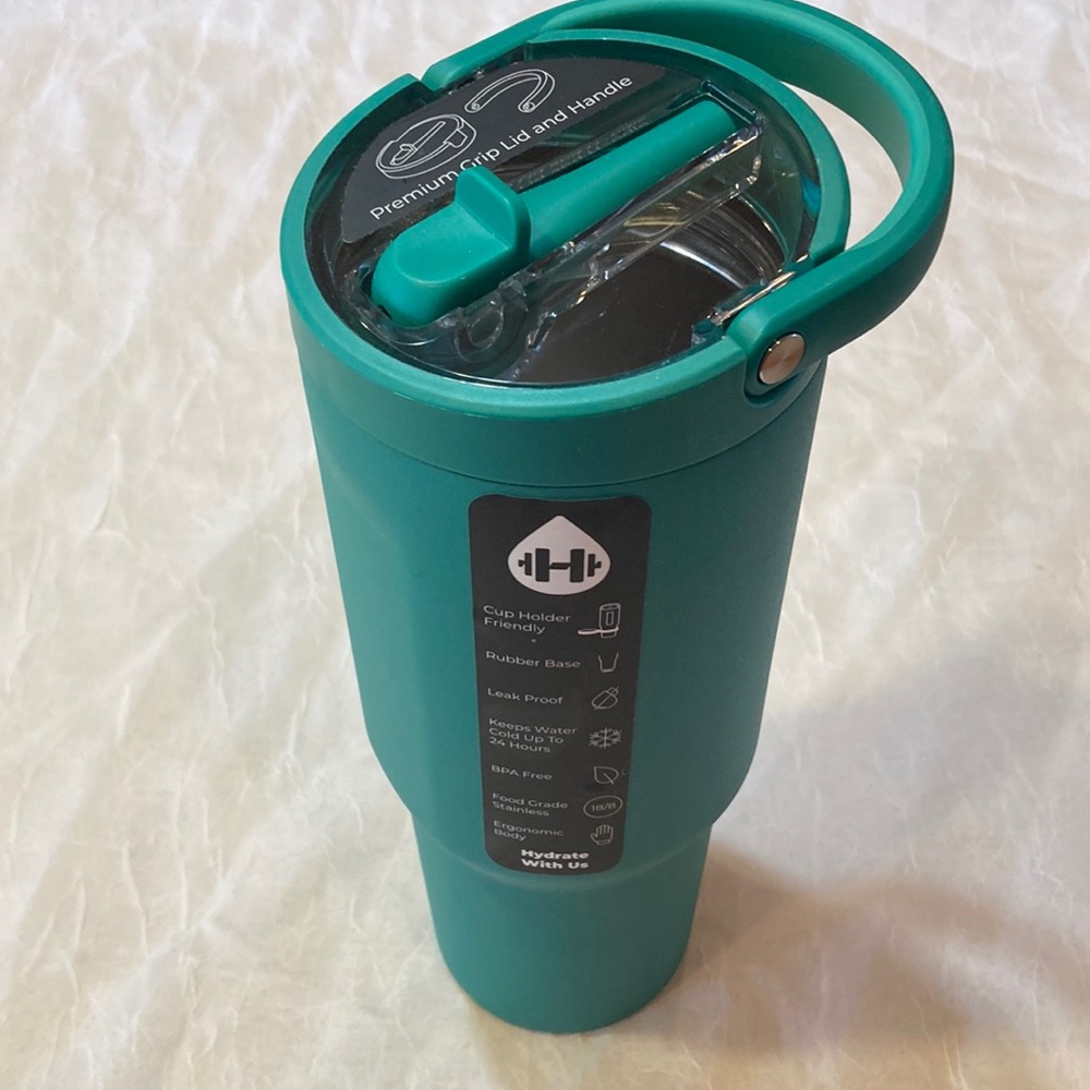 HydroJug Teal Green Stainless Water Bottle